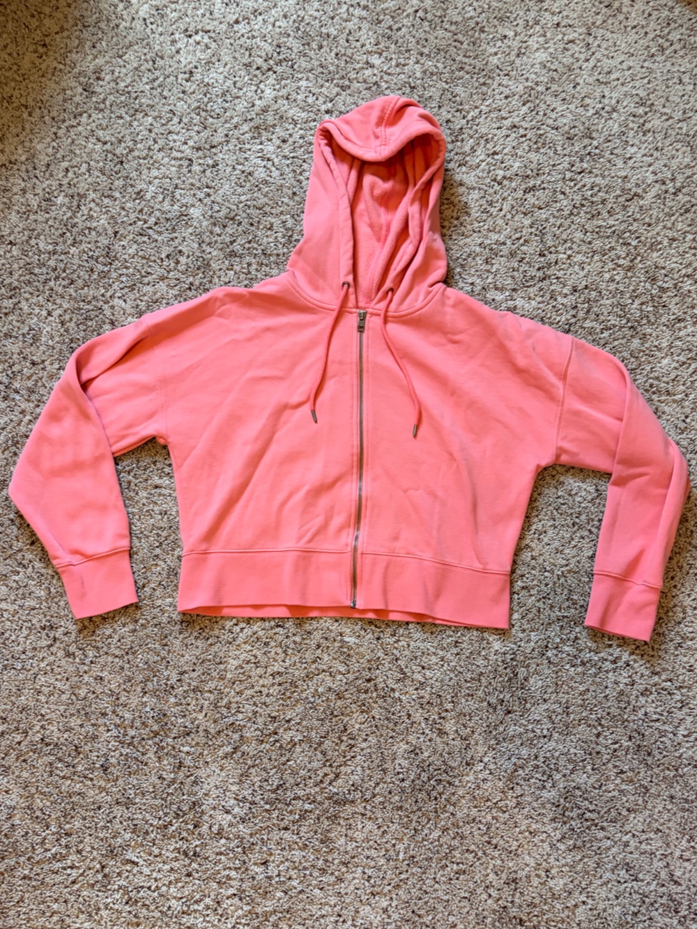 Universal Thread Coral Zip-Up Hooded Sweatshirt